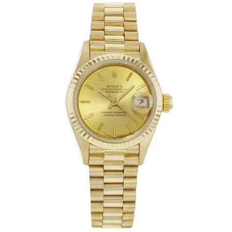 foto rolex da donna oro